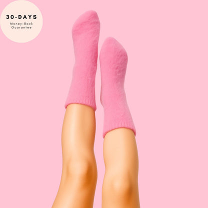 🎁 Lounge Luxe – Mid-Calf Fuzzy Socks (100% off)